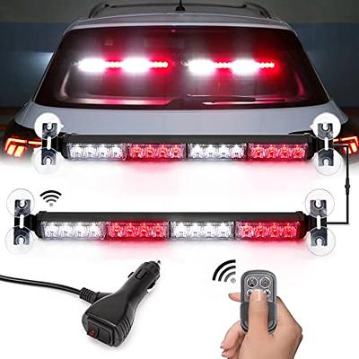 WINECO Amber/White LED Strobe Lights Kit - 8pcs 12-LED Flashing Emergency  Warning Lights for Trucks, Cars and Vehicles