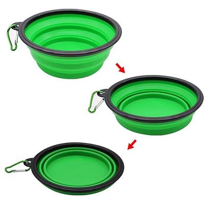 Collapsible Dog Bowl,collapsible Dog Water Bowls For Cats Dogs, Portable Pet  Feeding Watering Dish,portable Dog Water Food Bowl With Carabiner