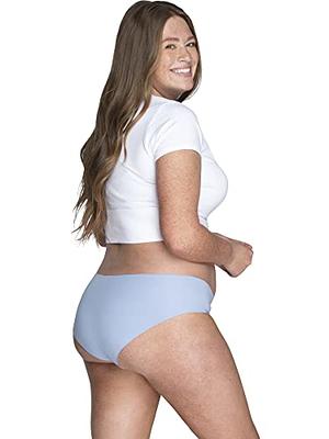 Fruit of the Loom Women's No Show Seamless Underwear, Amazing Stretch & No  Panty Lines, Available in Plus Size, Pima Cotton Blend-Cheeky Bikini-3  Pack-Purple/Green/Silver - Yahoo Shopping