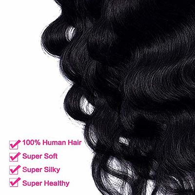 Straight Human Hair Clip in Hair Extensions for Black Women 100%  Unprocessed Full Head Brazilian Virgin Hair Natural Black Color,8/Pcs with