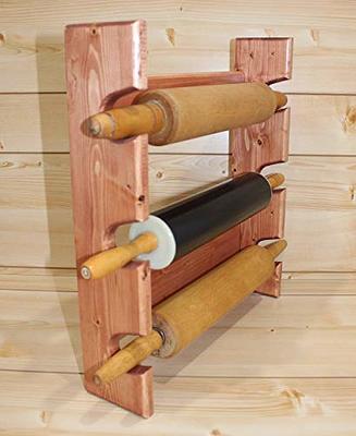  Rolling Pin Rack with Six Slots - Black Rolling Pin Rack -  Multiple Rolling Pin Rack - Rolling Pin Holder - Rolling Pin Storage - Pin  Rack – Black Kitchen Décor –