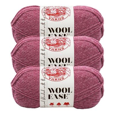 3 ct Lion Brand® Wool Ease® Yarn in Dark Rose Heather