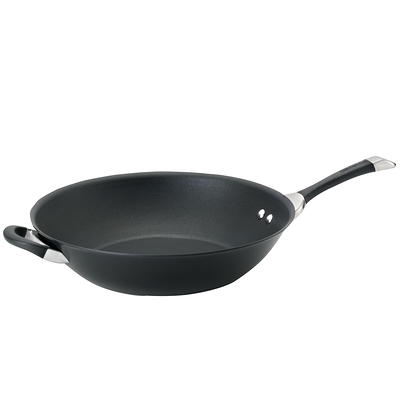 Anolon Advanced Hard Anodized Nonstick Frying Pan with Helper Handle,  14-Inch, Gray 