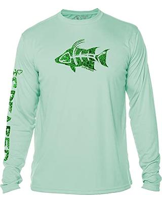 Spearfishing UV T-Shirt: UPF 50+ Long Sleeve Men's Sun Protection, Quick  Dry Rash Guard for Scuba Diving, Fishing: Hogfish Camo - Sea Green - XL -  Yahoo Shopping