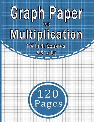 321Done Double Sided Graph Paper Notepad, 0.20 Grid, 8.5x11, Made