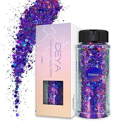 Ceya Chameleon Chunky Glitter, 3.5oz/ 100g Galaxy Color Shift