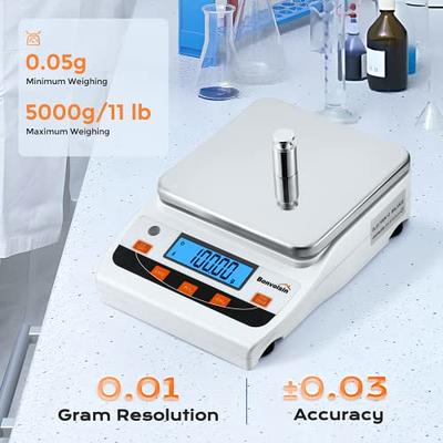 Gram Scale 0.01g Accuracy Digital Balance Electronic Scale Lab Science LCD  USB