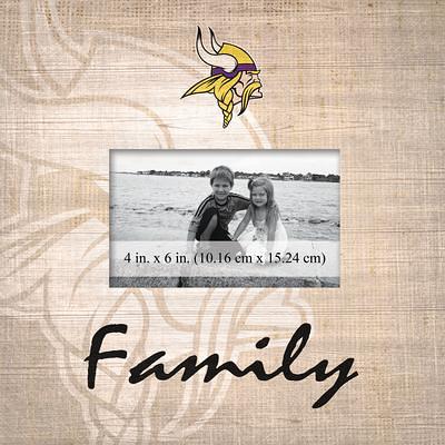 Minnesota Vikings 10'' x Burlap Pattern Frame - Yahoo Shopping