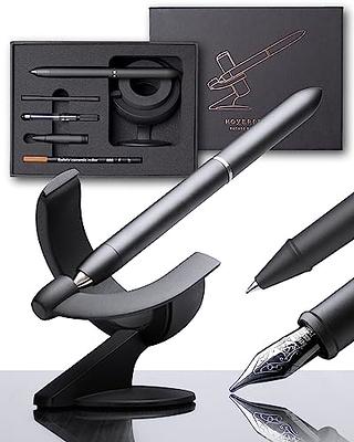 BEILUNER Ballpoint Pens, Stunning Black Chrome Metal Pen with