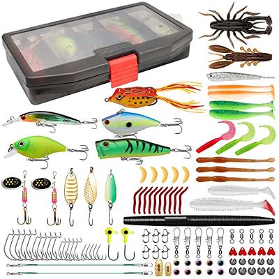 Saltwater Fishing Lures Surf Tackle Kit,157pcs Fishing Lure Bait