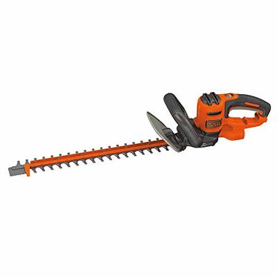 BLACK+DECKER Electric Hedge Trimmer, 22-Inch Blade, Corded (BEHT350FF)  Orange