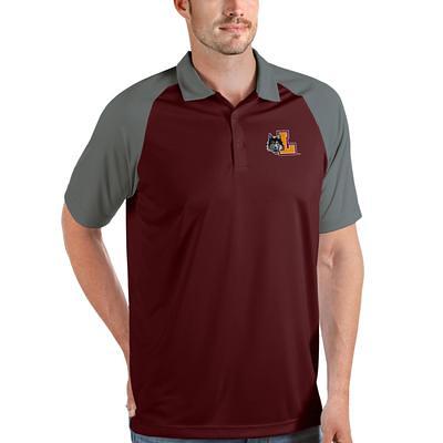 Carolina Panthers Antigua Nova Polo - Gray/Steel