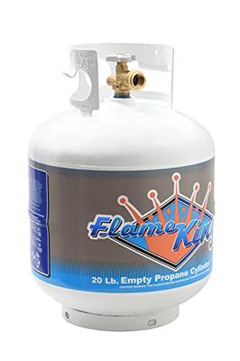 Flame King 30LB Empty LP Cylinder with Type1 OPD Valve Steel Propane Tank  in the Propane Tanks & Accessories department at