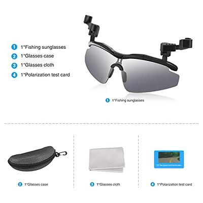 DEECOZY Outdoor Polarized Sunglasses, Fishing Cycling Traveling Flip Cover  UV Protection Sunglasses That Can Be Clipped on the Hat Cap - Yahoo Shopping