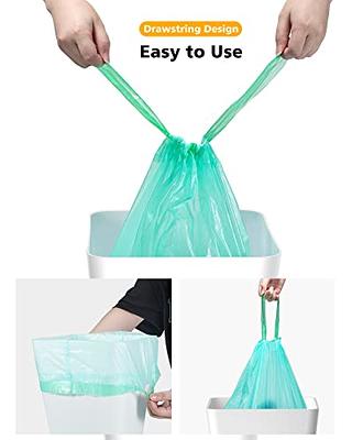 Small Trash Bags 4-6 Gallon, Inwaysin 200 Count Biodegradable Trash Bags 4  Gallon, Extra Strong