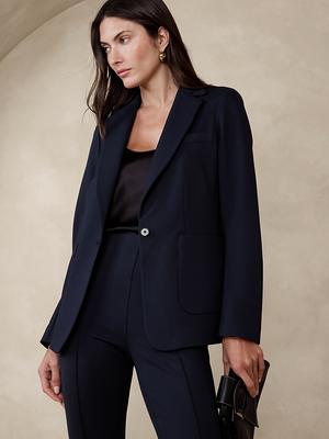 Slim Everywhere Ponte Blazer - Yahoo Shopping