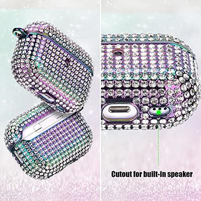  VISOOM Airpods Pro 2nd Generation Case - Airpods Pro 2 Bling Cases  Cover with Lanyard Women 2022 Crystal TPU Hard Protective iPod Pro 2  Wireless Charging Case Girl Keychain for Apple