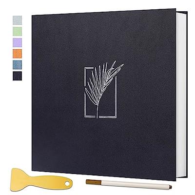 Vienrose Large Photo Album Self Adhesive for 4x6 5x7 8x10 Pictures  Scrapbook Album DIY Scrap Book 40 Sticky Pages with A Metallic Pen Grey