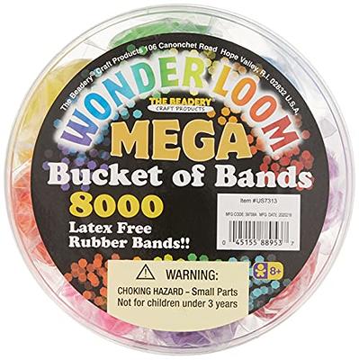 The Beadery Mega Bucket of Bands, 8000Piece, Neon Multi - Yahoo Shopping