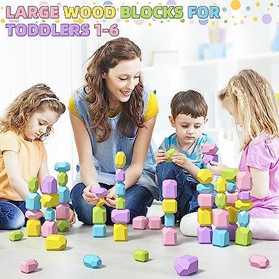 Montessori Wooden Toddler Toys for 1 2 3 Years Old Boys Girls, Shape  Sorting Toys First Birthday Gifts for 1-2 Years, Wood Animal Farm Car  Preschool