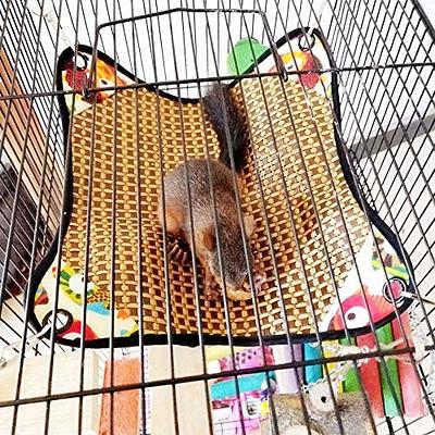 Sadnyy 6 Pieces Guinea Pig Rat Hammock Double Layer Ferret Bed Small Animal  Hanging Hammock Pet Cage Hammock for Chinchilla Rat Sugar Glider Squirrel