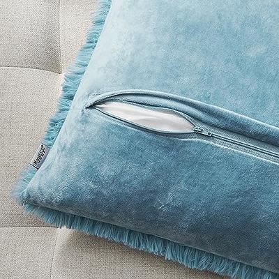 NordECO HOME Luxury Soft Faux Fur Fleece Cushion Cover Pillowcase