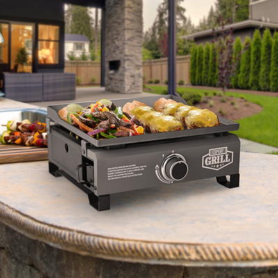 2 Burner Tabletop Griddle Gas Grill