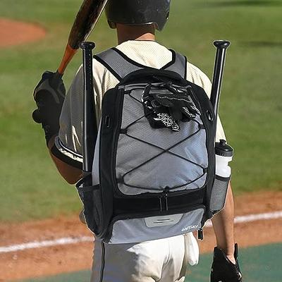 Athletico Baseball Bat Bag - Backpack for Baseball, T-Ball & Softball –