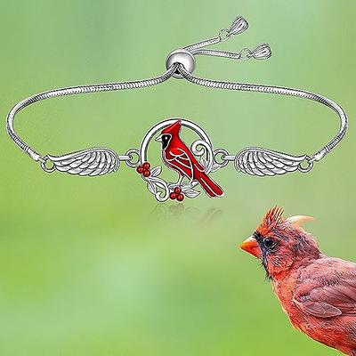 Cardinal Bird Bracelet