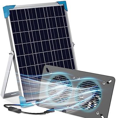 Solar Power Panel Exhaust Fan Solar Panel Fan Kit for Outside