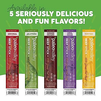 Paleovalley 100% Grass Fed Beef Sticks (10 Pack)