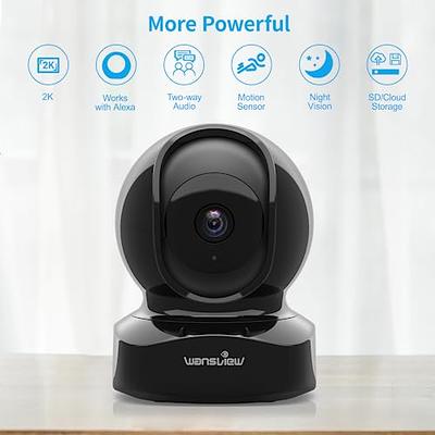 NETVUE Indoor Camera, Enhanced Security Camera with Advanced AI Skills for  Pet/Baby/Nanny, 1080P FHD 2.4GHz WiFi Night Vision Home Camera, 2-Way Audio  Dog Camera Cloud Storage/TF Card, Black - Yahoo Shopping