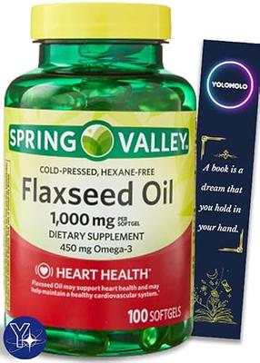 Spring Valley Proactive Support Omega-3 Mini from Fish Oil Dietary  Supplement, 1000 mg, 120 Count 