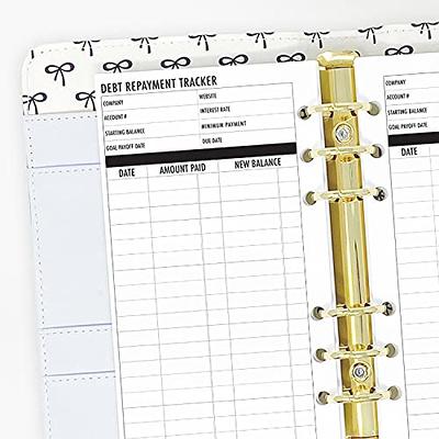 Body Measurement Tracker A6 Planner Inserts Printable Weight