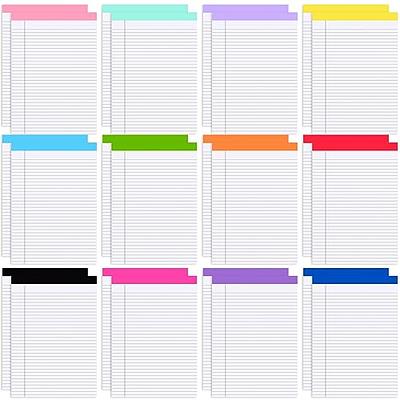 Colarr 8.5 x 11.8 Inch 24 Pads Wide Ruled Lined Writing Note Pad 50 ...