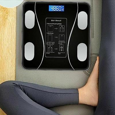 Weight Scale Bluetooth Smart Scales Digital Body Fat Scales with iOS &  Android APP and Body Composition Analysis, Step-on Technology, Tempered  Glass & LCD Display
