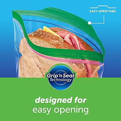 Ziploc Two Gallon Food Storage Bags, Grip 'n Seal Technology for Easier  Grip, Open, and Close