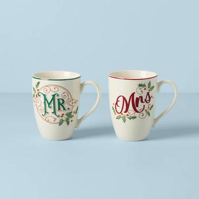 Lenox Mr & Mrs 2-Piece Mug Set