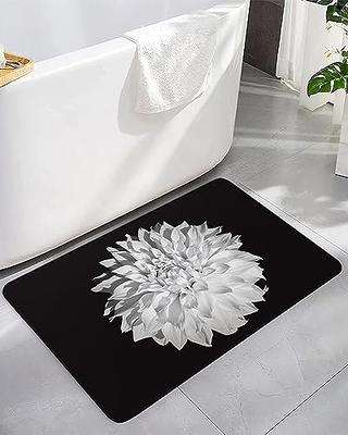 HelloTree Bath Mat Rug, Napa Skin Super Absorbent Bath Mat Quick Dry Thin  Bathroom Mats Non Slip Floor Mat Shower Rugs with Rubber Backing for Shower