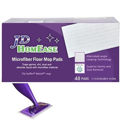 JD HOMEASE Microfiber Floor Cleaner Spray Mop Pads, 48 Count, for Swiffer  WetJet, All Purpose Multi Surface, Hardwood, Spray Mop Pad Refill - Yahoo  Shopping