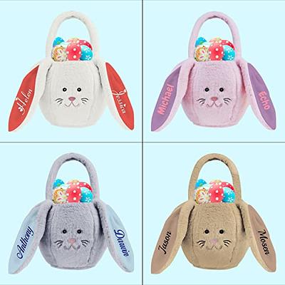 Personalised Bunny Plush Backpack Custom Bunny Bag Kids 