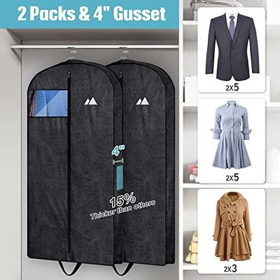  MISSLO 43 Heavy Duty Hanging Garment Bags for Travel