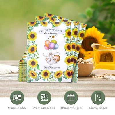 Baby in Bloom Wildflower Autumn Seed Packet Favors, Baby Shower Favor, With  Or Without Seeds