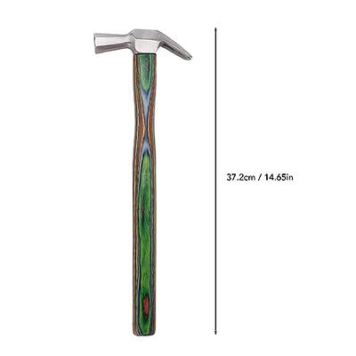 2 Stubby Hammer 8oz Camping Claw Short Stainless Steel Fiberglass Rubber  Handle