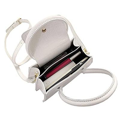 Buy Small Crossbody Bag for Women, Cute Leather Clutch Purses for Girls,  Mini Shoulder Bag with Chain Strap, White, Small at Amazon.in