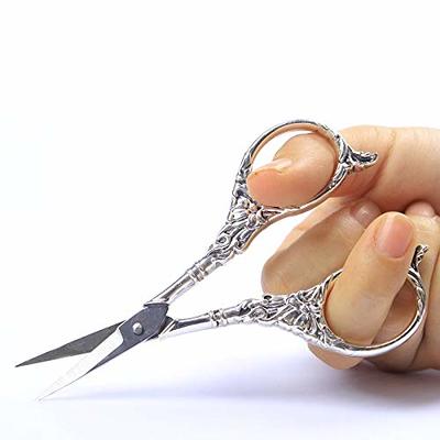 4.5Inch Embroidery Scissors Knitting Scissors Sharp Tip Stainless Steel  Sciss