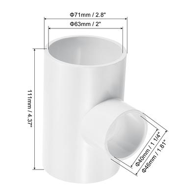 Xuniea 42 Pieces PVC Pipe Fittings Elbow Set Tent Connection Tee Heavy Duty  PVC Elbow Fittings for Greenhouse Shed Pipe, Furniture Build and More (1