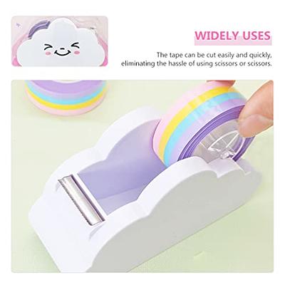 Girls Tape Dispenser Cute Cloud Tape Dispenser, Office Desk Supplies Tape  Dispenser Refillable Rainbow Tape Home Office Desktop Fun Accessories Gifts  for Women Men - Yahoo Shopping