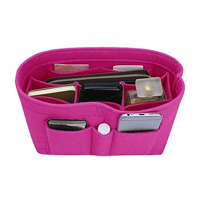 ZTUJO Purse Organizer Insert, Felt Bag organizer with zipper