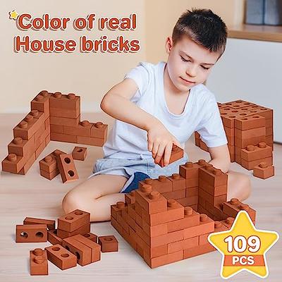 Madzee 109 Pack Foam Brick Building Blocks for Kids, Builders Set for  Construction and Stacking - Yahoo Shopping